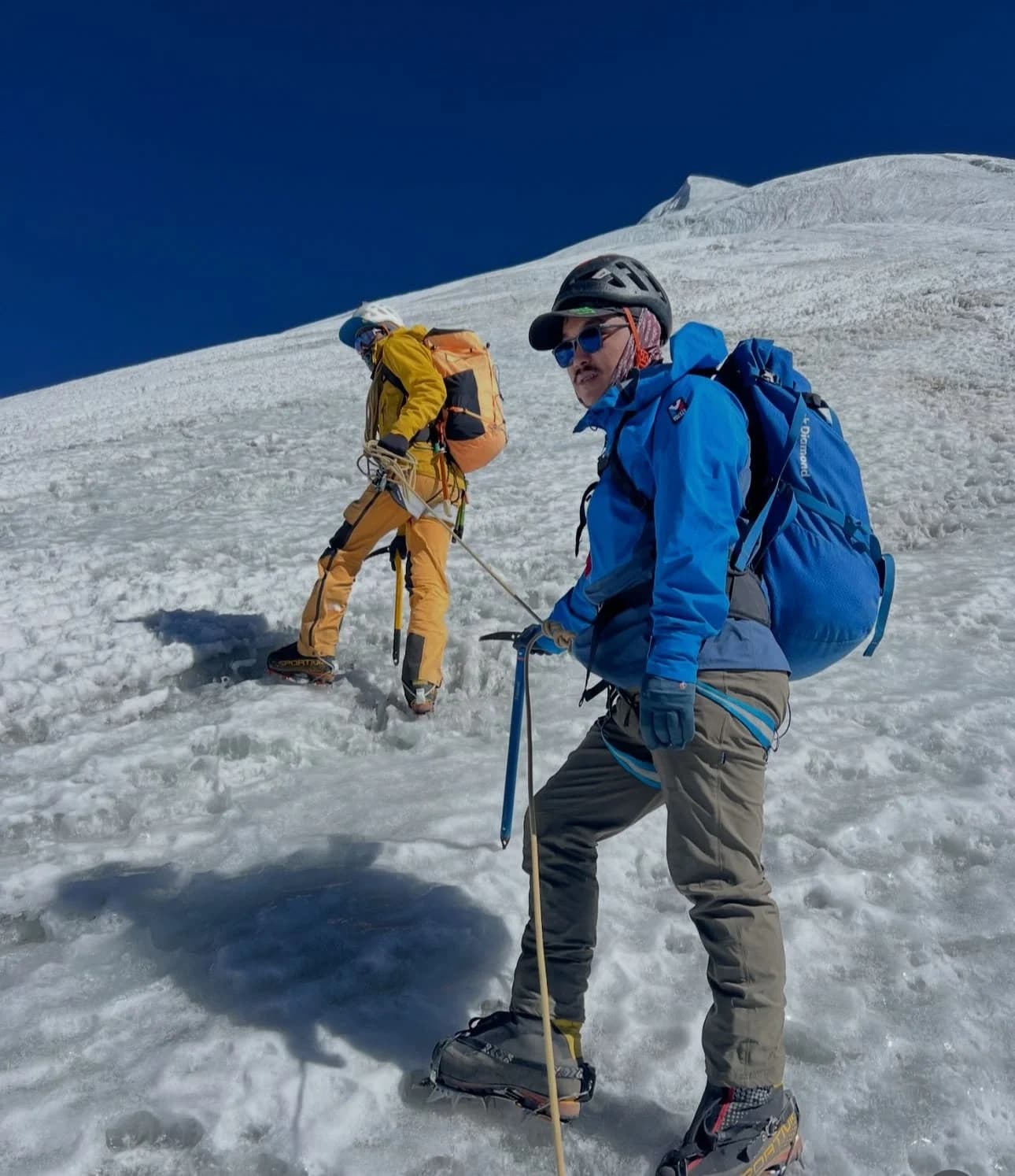 Winter Ice Climbing in Nepal Manang