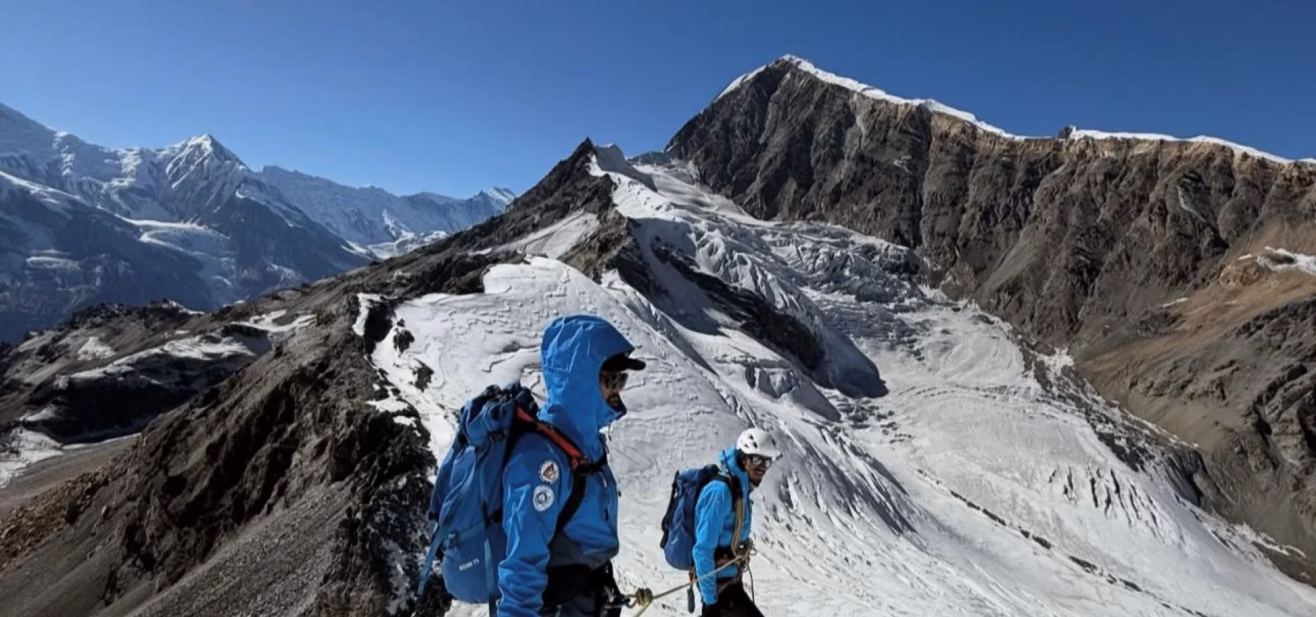 Winter Ice Climbing in Nepal Manang