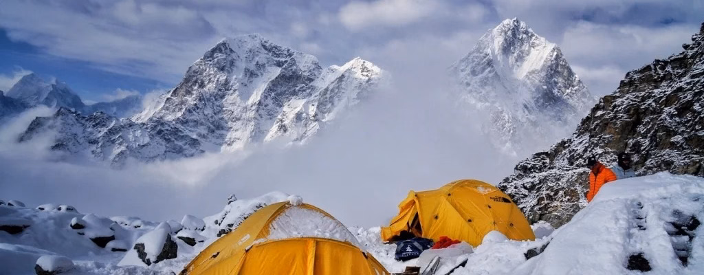 Lobuche East Peak (6,119m) with EBC