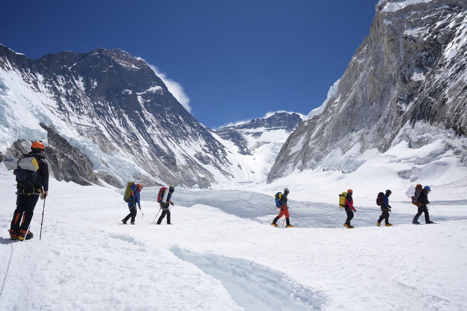 Everest camp I khumbu icefall